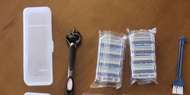 Gillotte吉利5層鋒速 剃鬚刀架連8片刀片