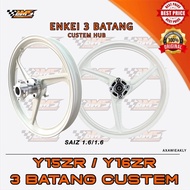 Y15ZR/Y16ZR ENKEI 3 BATANG CUSTOM HUB WHITE 1.6/1.6