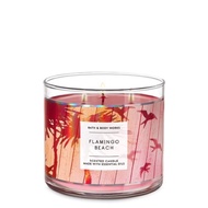 Bath and Body Works 3-Wick Candle Flamingo Beach