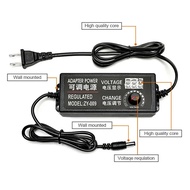 220V To 5V 9V 12V 24V Power Supply 1A 2A 3A 5A Universal AC DC Adjustable Power Supply Adapter Display Screen Voltage Regulated