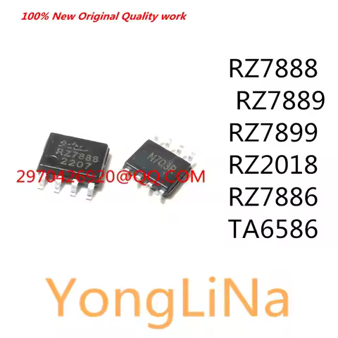 100% New10Pcs RZ7888 RZ7889 RZ7899 RZ2018 SOP-8 RZ7886 TA6586 DIP-8 Bidirectional DC Motor Drive