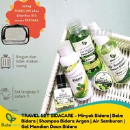 Bidacare Travel Set - 5 In 1 Set/Bidara Oil | Bidara Balm | Bidara Argan Shampoo | Water Spray | Bath Gel