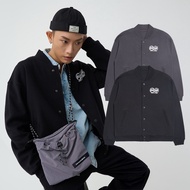 [ERSS] Men's Jacket Baseball Jacket Black Jacket Ring Star Earth Trendy Cool Black [K60356]