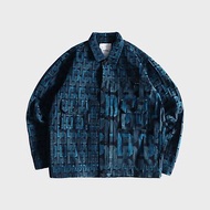 DYCTEAM - Stitching Multi color D pattern work jacket