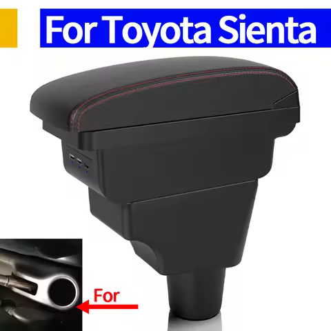 For Toyota sienta armrest box center console storage box with USB car interior modification accessor