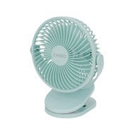 พัดลมไร้สายแบบหนีบ 5 นิ้ว ZAGIO รุ่น ZG-9158 BL สีฟ้า