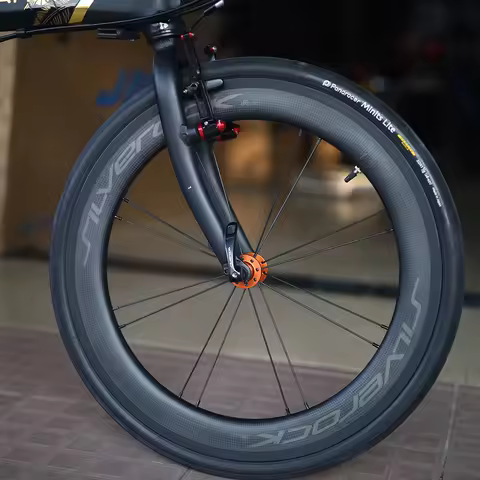 SILVEROCK SR50C Carbon Wheels 20in 406 451 Rim Caliper Brake 50mm for Minivelo P8 P18 Fnhon Blast Ur