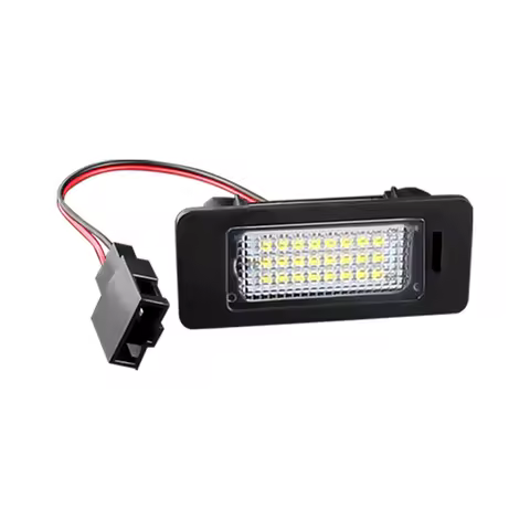 2PCS Car No Error Canbus Led License Number Plate Lights Bulb For Audi A1 A4 B8 A5 S5 A6 S6 A7 Q5 TT