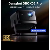 Dangbei DBOX02 Pro 4K Projector GTV official Netflix, 2000 ISO Lumens, HDR10+, Dolby Audio, 3D Ready