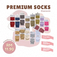 Hawrasocks Premium Socks Stokin Muslimah Stoking Tebal Mesra Solat