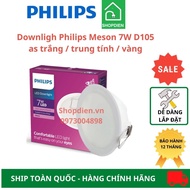 [Genuine Product] Philips 7W D105 59448 MESON 105 7W Ceiling Light downlight