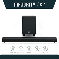 英國Majority K2 旗艦款2.1聲道150W家庭劇院藍牙喇叭Soundbar聲霸+無線重低音