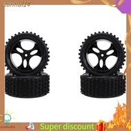 sanhui4PCS Wheels Tires Tyre A959-01 for  A959 A959-B A959-A 1/18 RC Car Spare Parts Accessories