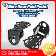 1 Pair Bike Rear Feet Fold Pedal Anti-Slip Pedal Foot Post Foot Pegs Bicycle MTB Accessories