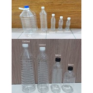 250ml/300ml/350ml/500ml/1000ml/1250ml/1500ml/5L NEW Empty Water Bottle🇲🇾空矿泉水瓶/直身空瓶🇲🇾Botol Plastik Ko