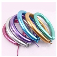 Metal Color Long Balloon Magic Long Balloon Twisted Balloon Size 260Q Decoration Birthday Party