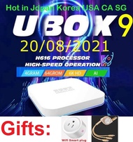 FVBGNHBVCS  [Genuine)Unblock UBOX9 PRO Android 10 TV BOX Hot Sale In Japan Korea USA Canada Europe SG Uk PK EVPAD 6P 6S Evbox 6 Max TV BOX