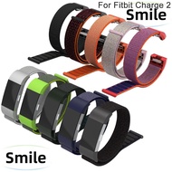 SMILE Watch Band Smart Magic Tape Sports Wristbands for Fitbit Charge 2