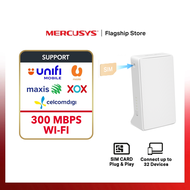 Mercusys 300Mbps Wireless N 4G LTE Plug and Play Router MB110-4G / MB112-4G / MB130-4G (Powered By T