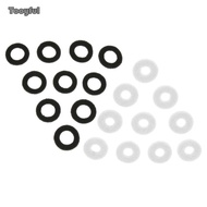 [Tooyful] Finest 10Pcs Brass Instrument Trumpet Replacement Wool Felt Washers DIY 17mm