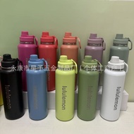 Lulemon 32oz/40oz Thermos Cup Lulemon Water Cup back To Life Sports Water Bottle Outdoor Travel Yoga