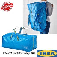 IKEA FRAKTA trunk for trolley with zipper beg ikea biru viral tahan lasak