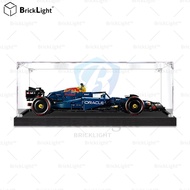 BrickLight™for ️透明收纳盒 Mechanical Group Oracle RedBull RB20 F1Racing Car Acrylic Display Box Lego 422