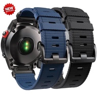 22mm 26mm Nylon Strap compatible for Garmin Fenix 7X 7 6X 6 5X 5 EPIX Easyfit Nylon Wristband Fenix 3 3HR Tactix7 Quick Release Smartwatch Bracelet