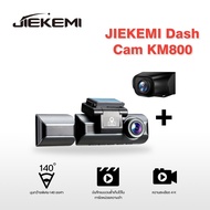 Jiekemi KM800 กล้องติดรถยนต์อัฉริยะ Dash Cam 4K HD Night View  Front + Interior Cam Dash Cam 140 ° อ