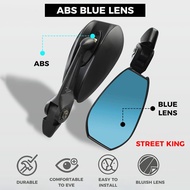 Street King Side Mirror For Motorcycle Honda Click 125i V2 V3 Anti-Glare Adjustable Blue White Lens