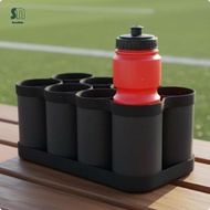 Sunnimix Hole Water Bottle Rack Portable Football Training Bottle Stand Quick Blk
