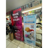 BANNER ROLL UP STAND WITH PRINT 3x7 feet and 2x5 feet