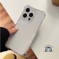 Luxury Four-corners Clear Phone Case For Realme 11 Pro C35 C33 C31 C30 C30S C25Y C21 C20 C20A C15 C1