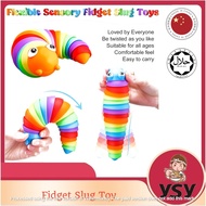 Stress Reliever Toys Fidget Toys Children Adult Slug Puzzle Peristalsis Funny Caterpillar Anti Stress Squishy Toy
