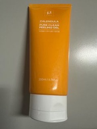 二手（僅用過一次）韓國  JIROMISE金盞花臉部去角質凝膠  200ml  一條
