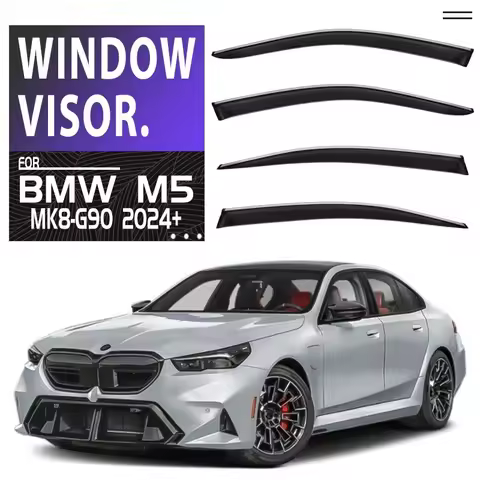 Side Window Visor for BMW M5 Window Visor G90 F90 F10 Weather Shields Sun Rain Deflector Guards Auto