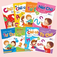 Books - Coloring - IQ Learning Children 5-6 Years Old (8 Books)