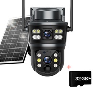 iCam365 4G SIM card closed-circuit television monitoring system/ultra high definition 8MP/solar wire