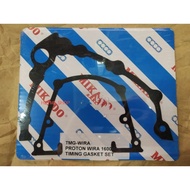 (2PCS SET TGG-PT-4G91) PROTON  SATRIA WIRA 1.6 OIL PUMP GASKET TIMING COVER GASKET