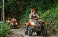 Ubud Kuber ATV Adventure through Tunnel and Waterfall