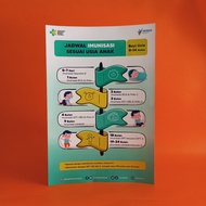 Children's Immunization Schedule Poster/ Immunization Poster Baby Immunization Poster 0-24 Months