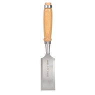 Flat Chisel Woodworking Tool Wooden Handle Hardware Tools Industrial Accessory Cr V 38mm