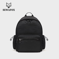 Sewafox Backpack for Men and Women Waterproof Laptop Backpack 17L Holds 14-inch Laptop in Black and 