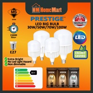 PRESTIGE LED Big Bulb 30W/50W/70W/100W (3000K/4000K/6500K) (SIRIM) (1 Year Warranty)