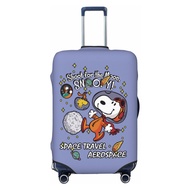 ผ้าคลุมกระเป๋าเดินทาง ลายการ์ตูน Snoopy ยืดหยุ่น กันรอยขีดข่วน Luggage Cover 18 20 22 24 26 28 30 32 นิ้ว