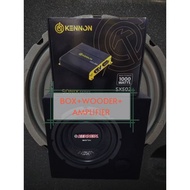 KENNON 10" SUBWOOFER WITH 2CHANNEL AMPLIFIER