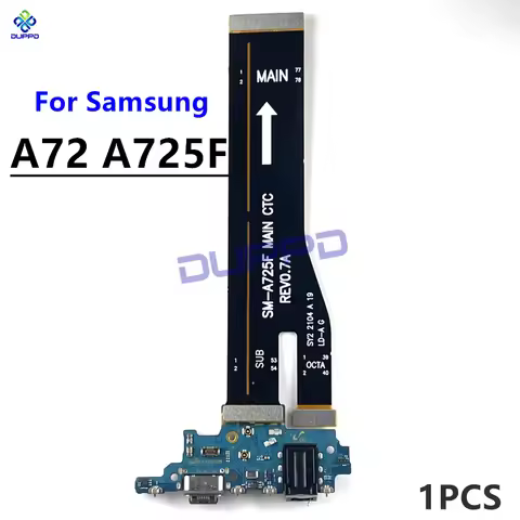 For Samsung Galaxy A72 A725 A725F USB Micro Charger Charging Port Dock Connector Mainboard Main Boar