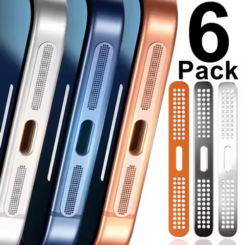 1/10Pcs 17PM Metal Dustproof Speaker Net Sticker for IPhone 17 Pro Max Anti-scratch Mesh Cover Prote