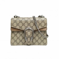 GUCCI 老花PVC銀扣Dionysus酒神Mini20肩背包
