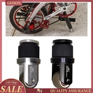 [Gedon] Alloy Folding Bike Auxiliary Roller Wheel Chair Tube Seatpost Folding Accessories